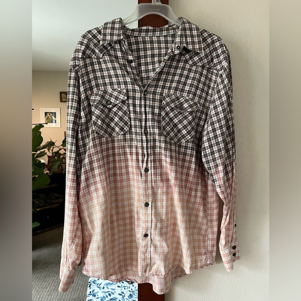 Vintage Flannel Button Up Shirt